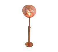 JGATW Floor Lamp Postmodern Creative Melt Floor Lamp Acrylic LED Lamp Lava Irregular Table Lights Living Room Bedside Lamp Home Decor Home Decoration (blue : Copper, Size : 145 * 52cm)
