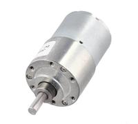 JGB37-3530 DC Gear Motor 12V 107RPM High Torque Electric Motor with All-Metal Gears and Pure Copper Rotor for Smart Home Appliances, Office Automation, Robotics, Electronic Locks