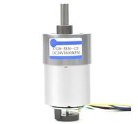 JGB37-3530 DC Gear Motor With 16PPR Magnetic Hall Encoder 37MM Diameter 12V24V 12-1600RPM PWM-XH2.54 Plug Parts(24V With Bracket,333)