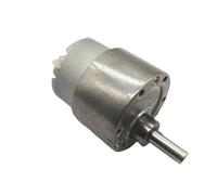 JGB37-500 DC 12 Volt 24V Gear motor 37mm Diameter Gearbox Small Motor Eccentric Shaft High Torque Low Noise(40rpm,12V)
