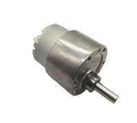 JGB37-500 DC 12Volt 24V Gear Motor 37mm Diameter Gearbox Small Motor Eccentric Shaft High Torque Low Noise 1Pcs(340RPM_12V)