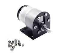 JGB37-520 12V 24V High Torque Gear Box electronic starter Gearmotor 5/10/20/30/45/60/100/200/300/600rpm CZAOINCU(319 RPM,24V)