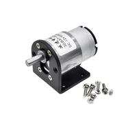JGB37-520 12V 24V High Torque Gear Box electronic starter Gearmotor 5/10/20/30/45/60/100/200/300/600rpm IINKUEYK(5RPM,24V with bracket)