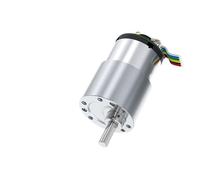 JGB37-520 Brushed DC Motor 6V Forward and Reverse Adjustable Speed 6RPM~1590RPM 1Pcs(6V Single Motor,110RPM)