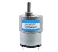 JGB37-520 DC 12V 66RPM Micro DC Gear Motor, High Torque, Speed Adjustable, with Mounting Bracket, for DIY Robotics and Automation (320rpm 12V)