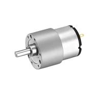 JGB37-520 DC 6V/12V/24V High Gear Motor All Metal Gear Box Electric Motor 7/12/22/35/45/66/107/200/320/600/960RPM(Size:7rpm Color:12V)(12v,107rpm)