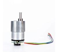 JGB37-520 DC Gear Motor 3V 6V 12V 24V Hall Encoder DIY Model Self-balancing Car Speed Measurement(Motor With Bracket,6V 55rpm)
