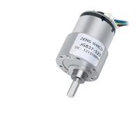 JGB37-520 Encoder Micro Planetary Reduction Brushed Motor 6V~12V Forward and Reverse High 21KG.CM Gear Motor(Without Stand,110RPM,12V)