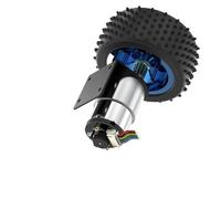 JGB37-520 Hall Encoder Brushed DC Motor 12V Forward And Reverse Adjustable Speed 6RPM-1590RPM Smart Car Kit With Wheels 1Pcs(110PRM_12V)