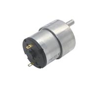 JGB37-520 Miniature High Torque Metal Gear Reducer Motor 6V/12V/24V 7RPM~960RPM Micro Speed Adjustable Forward And Reverse(12V Bracket Motor,45rpm)