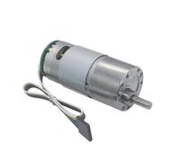 JGB37-545 DC 12V 24V Worm Geared Motor High Torque Gear Motor All Metal Gear Box Electric Motor Encoder Motor 12rpm To 2000RPM 1Pcs(DC12V330RPM)