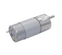 JGB37-555 High Torque Low Speed 12V Electric DC Gear Motor Micro 24V 555 Dc Gearbox Reduction Motor Geared Motor for Robot Arm(89rpm,24V)