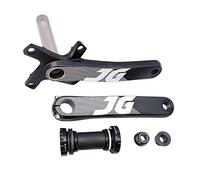 JGbike Crankset AL-6061-T6 Aluminum Alloy CNC Manufactured, 4 Spider Arms, AL7075 104BCD Chainring, 30T 32T 34T 36T 38T 40T, 68-73mm Bottom Bracket or Square Bottom Bracket