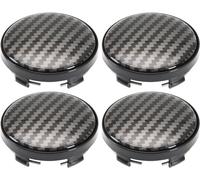 JGDLBXJY 4Pcs Wheel Hub Centre Caps for Land Rover Defender Freelander Discovery Range Rover,60mm Hub Caps Car Tyre Rim Accessories Protective Accessories Decorative Rim Caps Car Parts,Black