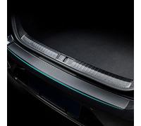JGDLBXJY Car Boot Sill Protector suitable for Renault 5 E-Tech ab BJ 2024,Rear Bumper Protector Scratch Guard Sticker Carbon Black Anti-Scrape Paint Protector For Sill Lip