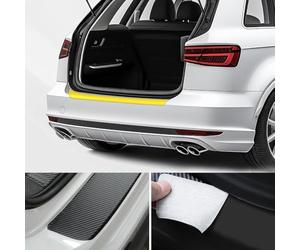 JGDLBXJY Car Boot Sill Protector suitable for Seat Arona Fr 2017 2018-2021 2022 2023 2024,Rear Bumper Protector Scratch Guard Sticker Carbon Black Anti-Scrape Paint Protector For Sill Lip