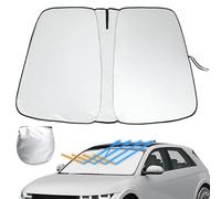 JGDLBXJY Car Windscreen Sun Shade for Hyundai i10 3 (III) AC3 I 2019-2024,Windshield Sun Shade Front Window Sunshades Foldable UV Front Screen Sunshade Car Interior Accessories