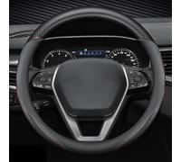 JGDLBXJY Leather Car Steering Wheel Covers for Honda CRV CR V 2017-2022 Microfiber Steering Wheel Cover Breathable Anti-slip Protector Size 37-38cm/14.5-15inch,Multi-colored-Round type