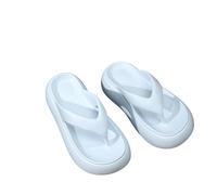 JGDSDMJG flip flops women Eva Flip-flops With A Thick Sole For Summer Outdoors, Non-slip Sandals The Interior-light Blue-36 37