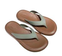 JGDSDMJG flip flops women Flip-flops Fashionable Outdoor Summer Sandal Students Simple Non-slip Beach Slippers-green-38 (a Small Size)