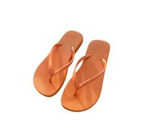 JGDSDMJG flip flops women Flip-flops For Outdoor Area In Summer, Non-slip Bathroom Beach Sandals Couples-orange-44-45