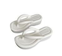 JGDSDMJG flip flops women Summer Eva Flip-flops Outdoor Folded Toe Separator Beach Sandals-flip Thick Bottom - White-40-41 Size (this Model Is One Smaller)