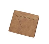 JGDSDMJG Men’s Wallet Men's Short Men Credit Card Retro Small Coin Exchange-Coffee