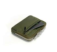 JGDSDMJG Wallet Portable Ultra Lightweight Ladies Postal Bag, Multifunctional Small with Oxford Zipper, Classic Waterproof Mini Bag-Green