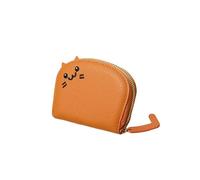 JGDSDMJG Wallet Washbears in The Form of A Cartoon Cat for Women, Several Card Compartments, Sweet Fashionable Wallets, Creative Clutch-Orange