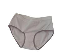 JGDSDMJG Women's Knickers Cotton Antibacterial Expanded Fork Girl Underwear Mid-waist Sweet Girls Briefs-aromatherapy Purple-m 80-100 Catties-3pc