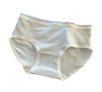 JGDSDMJG Women's Knickers Underwear A-class Made Of Cotton, Antibacterial, Breathable, Convenient, Medium Waist, Women-blue-m(65-85 Jin)-1pc