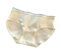 JGDSDMJG Women's Knickers Underwear A-class Made Of Cotton, Antibacterial, Breathable, Convenient, Medium Waist, Women-white-m(65-85 Jin)-2pc