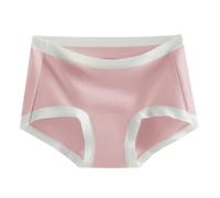 JGDSDMJG Women's Knickers Underwear Made Of Long -stacked Cotton, Medium Body Height, Antibacterial Briefs In Large Sizes-light Pink 2-m(75-105 Jin)-1pc