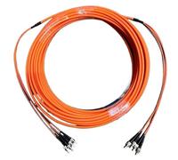 JGFDHKY 4-core Fiber Patch Cord 5m, 10m, 20m, 30m OM1 62.5/125um LC-LC SC FC ST multimode Patch Cord(30m FC-FC)
