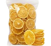 JGFWAT Dehydrated Dried Lemon Slices Wheels 68g 100% Natural | Dry Lemons forfor Cocktails, Tea, Baking and Craft Decorations