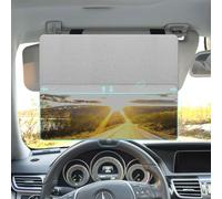 JGGDDU Car Sun Visor Extension for Drivers or Passenger on the Front Seats, Protect Against Glare, UV Rays, Sun Protection Extension for Safe Driving, Universal, Grey