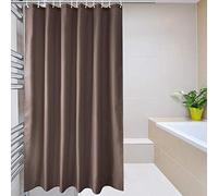 JGGXHM Brown Shower Curtains Mould Proof Resistant Washable, Quick Dry Fabric Bathroom Shower Curtain Drop Bathtub Decor with Hooks 168x169cm/WxH