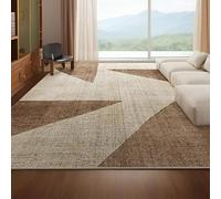 JGGXHM Carpet Living Room Bedroom Short-Pile Washable Rug Bed Blanket Advanced Antique Sofa Light Luxury Coffee Table Blanket 2'x5'(20"x59")