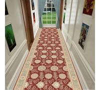 JGGXHM European Luxury Hall Corridor Carpet Non-slip Washable Runner Stairway Rug Outdoors Aisle the Long Corridor Mat Area Rugs 70x160cm