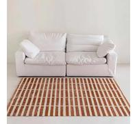 JGGXHM French Style Carpets for Living Room Soft Bedroom Decor Vintage Carpet Home Cloakroom Plush Floor Mat Non-slip Lounge Rug (90x130cm)
