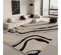 JGGXHM Low Pile Area Rug 4'x6'(47"x67") Light Luxury Living Room Carpet Home Non-Slip Area Rugs Sofa Coffee Table Blanket Bedroom Decoration Cloakroom Floor Mat