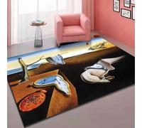 JGGXHM Salvador Dali Painting Pattern Rug Bedroom Living Room Bathroom Mat Door Mat Area Rug Carpets for Living Room 120x180cm