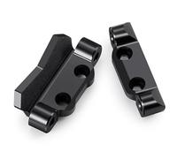 JGGZONE RC Aluminum Alloy Rear Lower Suspension Hanger Arm Rear Pin Mounts for Losi 1/24 Micro-B 2WD Buggy Upgrade Parts