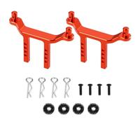 JGGZONE RC Aluminum Front Rear Body Mounts Posts Shell Column Fixing Bracket, Clips Upgrades Part Compatible with 1/18 Traxxas LaTrax Desert Prerunner RC Crawler Car, Replacement Parts of 7615