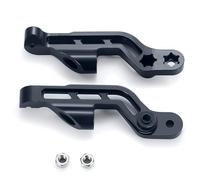 JGGZONE Rear Support Frame Chassis Body Post Support Mounts for ARRMA Limitless V2 6S 1/7 RC Car Upgrade Spare Parts Metal Rear Body Post Fixed Mount - 2Pc Set Black