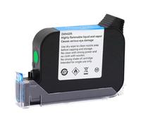 JGHFReW 2588 42ML Black Red Blue Green Ink Cartridge Universal For Handheld Inkjet Printers Quick Drying 12. 7mm Print Height Works With Compatible Printer Models(Green)