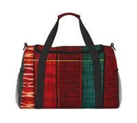 JGHHOUN African Style Patchwork 1 Print Versatile Hand Bag Lightweight Tote Foldable Travel Shoulder Bags Camping Fishing