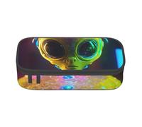 JGHHOUN Alien Planet Print Teenagers Large Storage Pencil Case Students School Travel Essential Stationery
