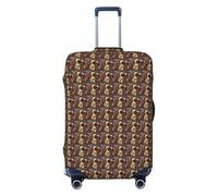 JGHHOUN Art Guitar Pattern Print Universal Stretchable Suitcase Cover Luggage Protector Travel Accessory Daily