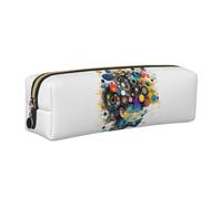 JGHHOUN Artificial Intelligence Brain Print Unisex Pencil Case Pouch Office Travel Daily Backpacks Stationery Organizer